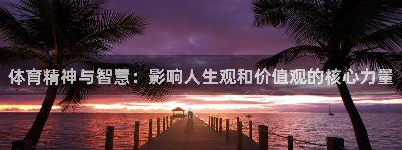 杏悦2体育凯捷平台注册：体育精神与智慧：影响人生观和价值观的核心力量