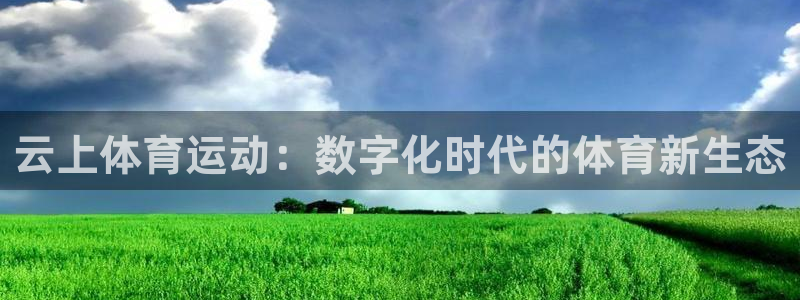 杏悦2体育热门赛事有哪些：云上体育运动：数字化时代的体育新生态